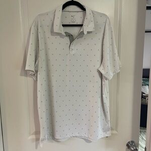 Nike Men’s Dri-Fit Golf Club White Polo - Size XL